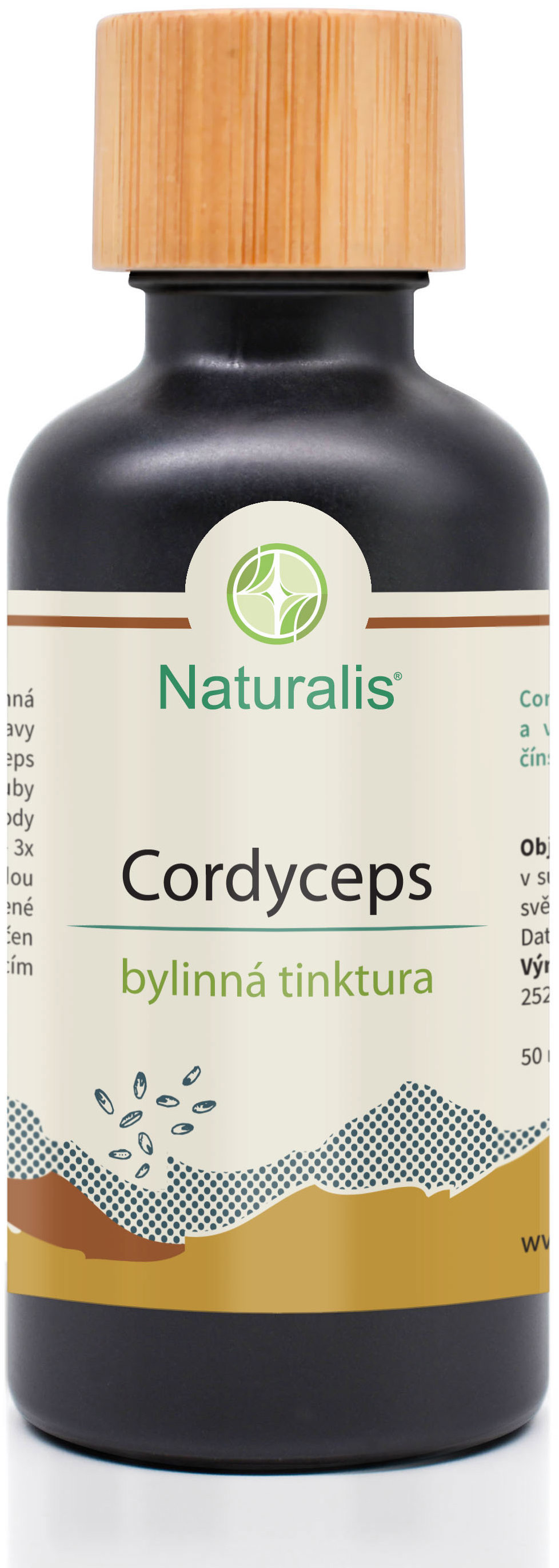 Naturalis Cordyceps bylinná tinktura 50 ml