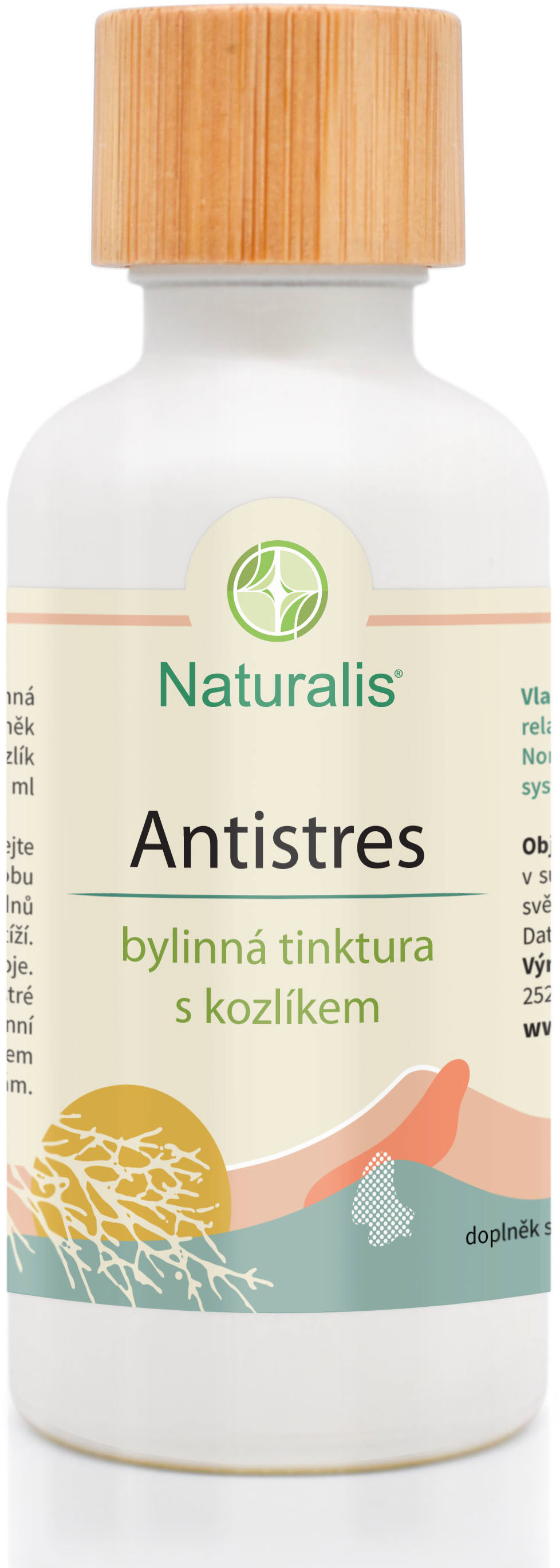 Naturalis Anti-stress bylinná tinktura s kozlíkem 50 ml