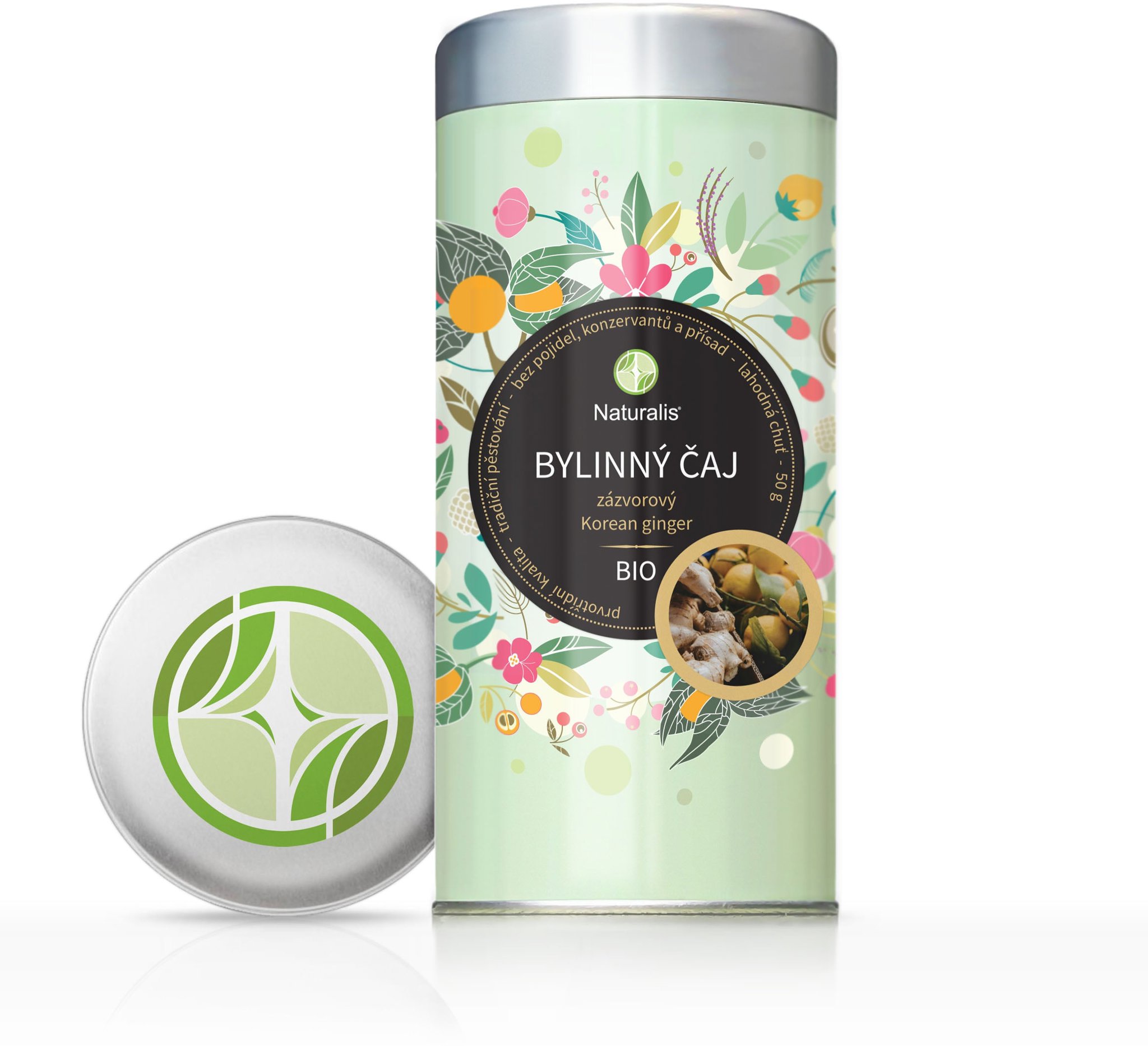 Naturalis Korean Ginger, zázvorový, BIO