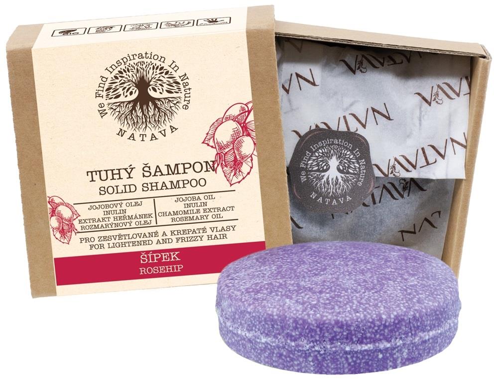 Natava tuhý šampon Šípek 85g