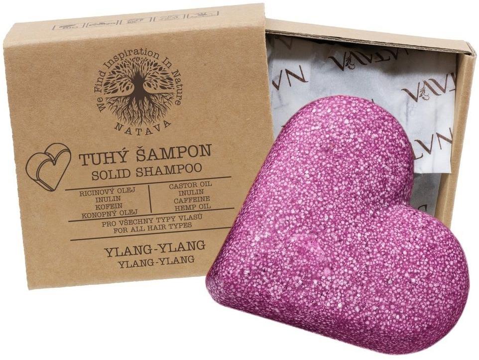 Natava tuhý šampon Ylang - Ylang - srdíčko 95g