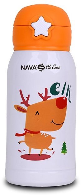 NAVA Greece Dětská bílá termoska 500 ml