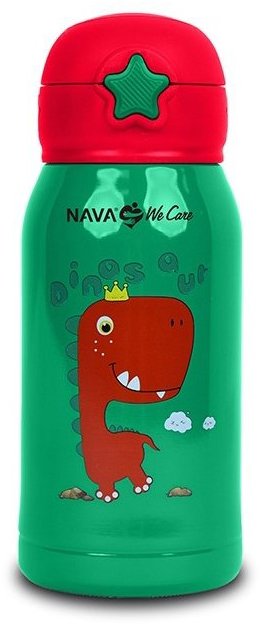 NAVA Greece Dětská zelená termoska 500 ml