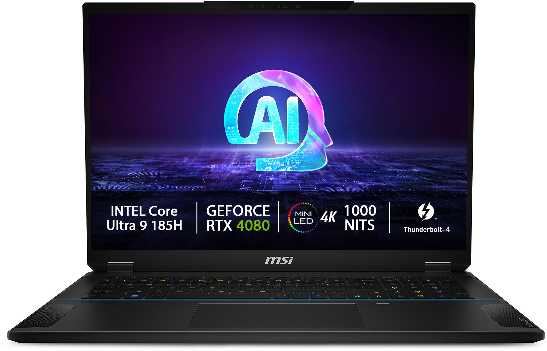 MSI Stealth 18 AI Studio A1VHG-024CZ - výkonný notebook s moderním designem