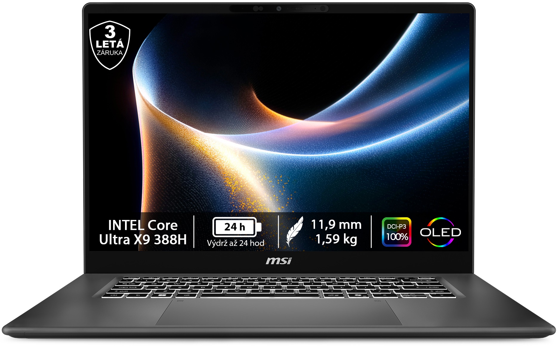 MSI Prestige 16 AI+ C3MG-026CZ notebook s 4K displejem
