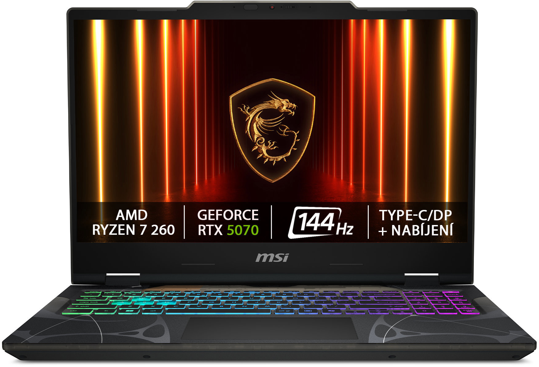 MSI Cyborg A15 AI B2HWGKG-081XCZ - výkonný notebook