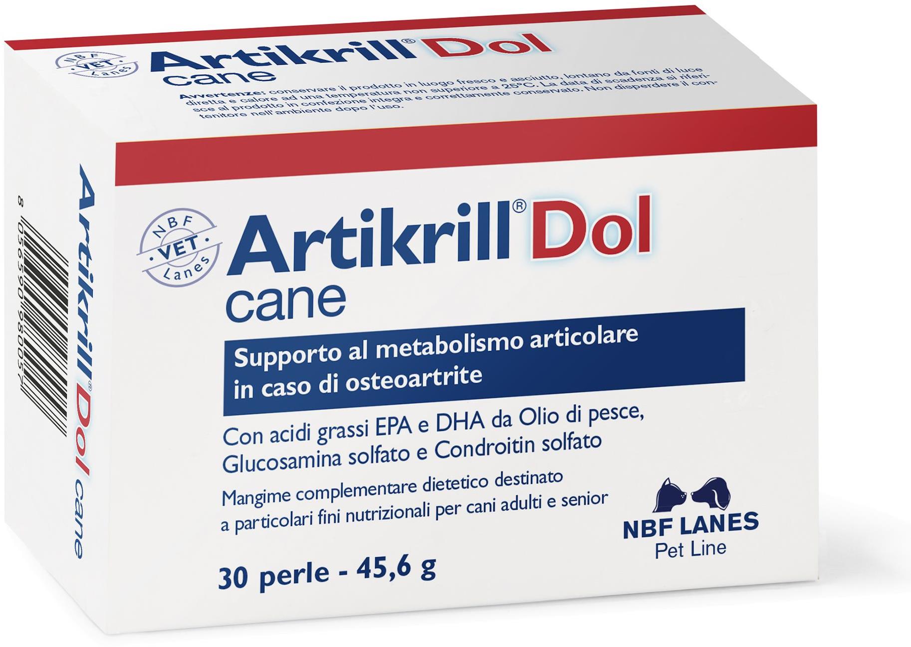 NBF Lanes artikrill dol pes podpora kloubního metabolismu 30 kps