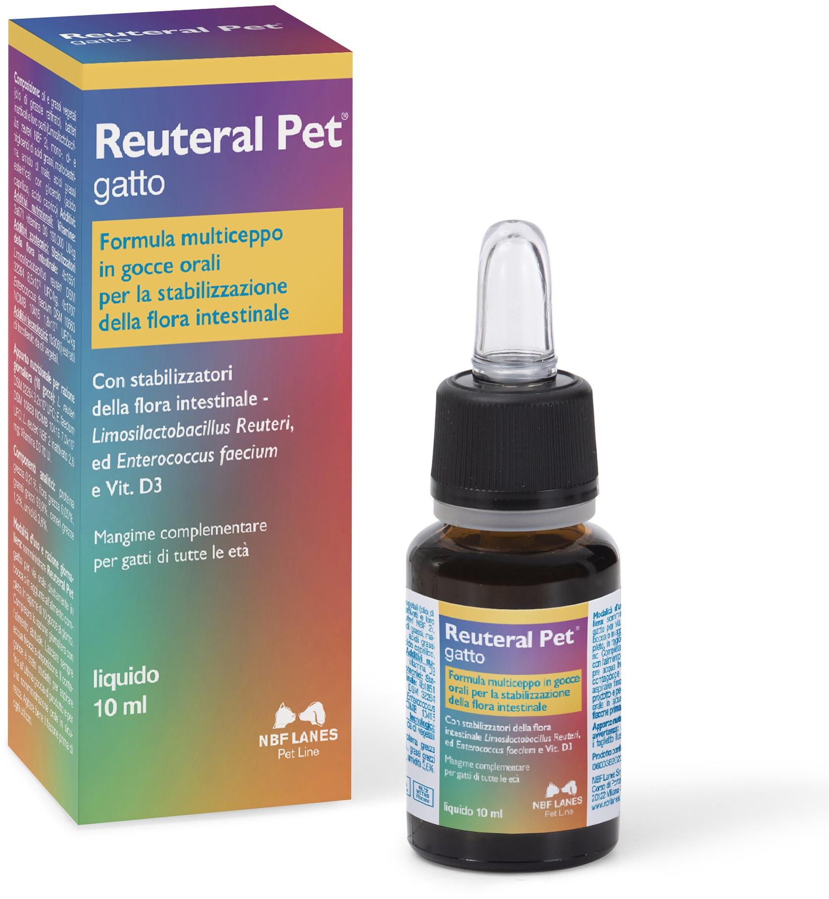 NBF Lanes reuteral pet kočka stabilizace střevní flóry