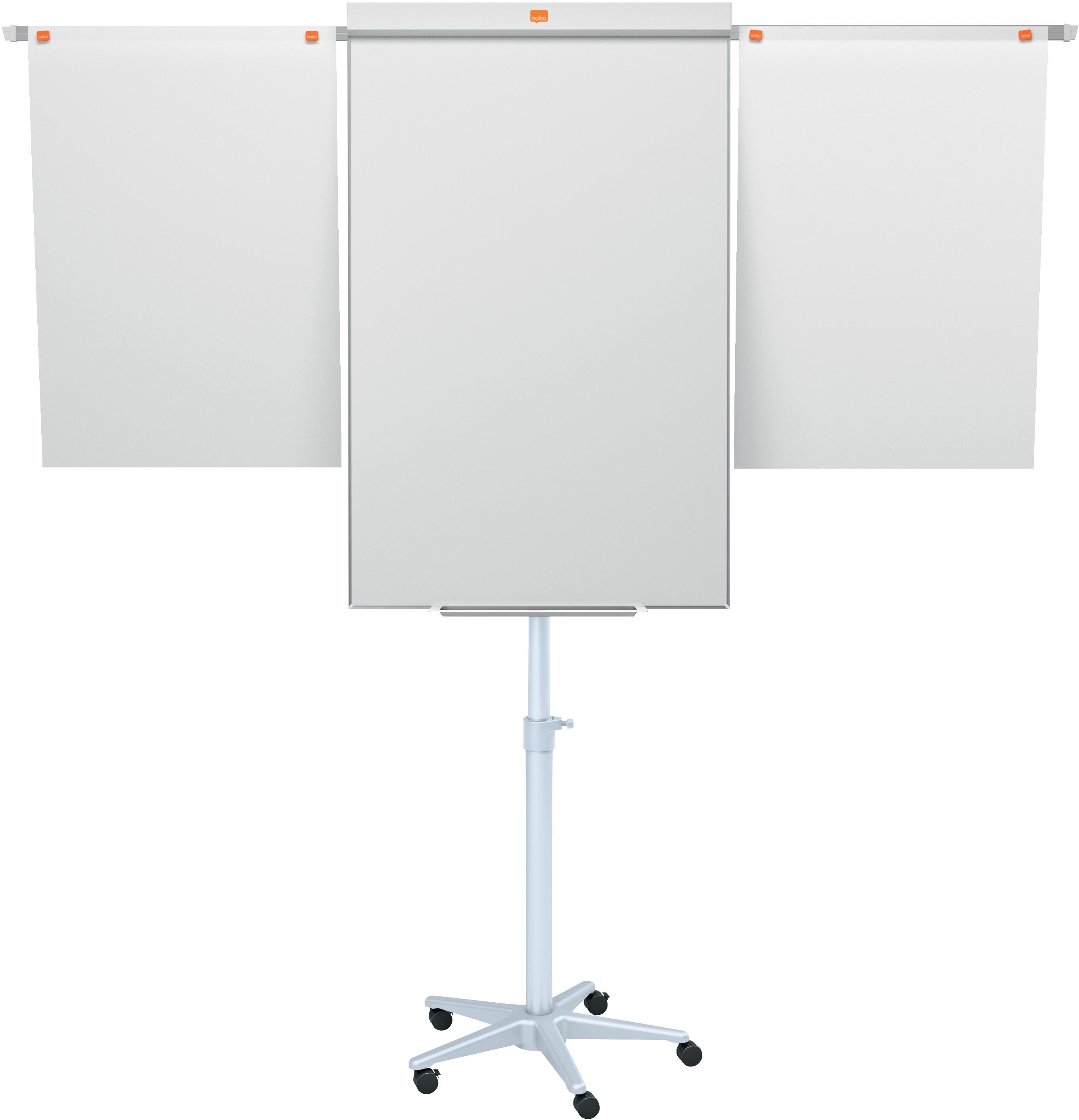 Flipchart NOBO Piranha Mobile, 100 x 70 cm na mobilním stojanu