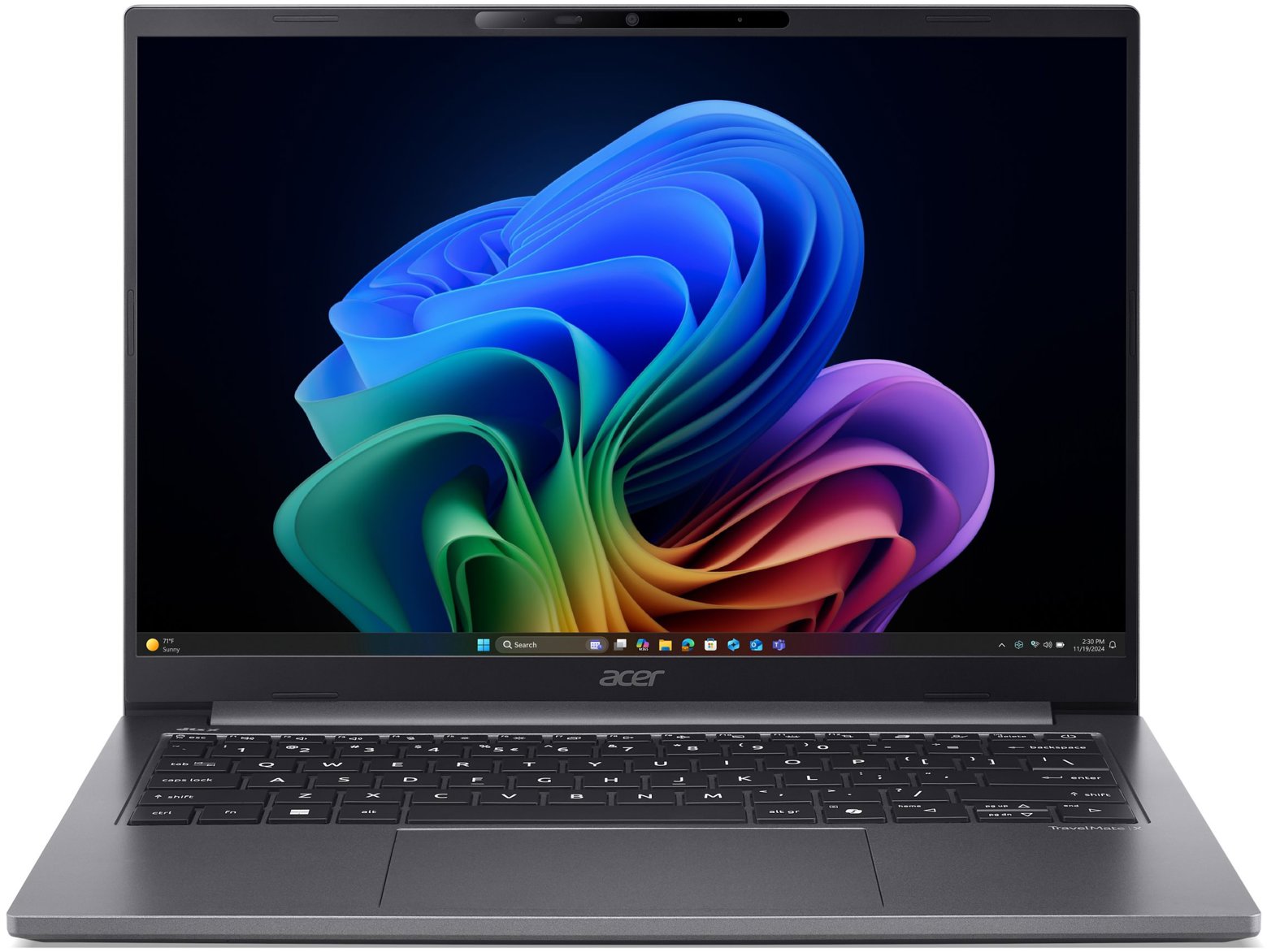 Acer TravelMate X4 14 AI Steel Gray - moderní a výkonný notebook