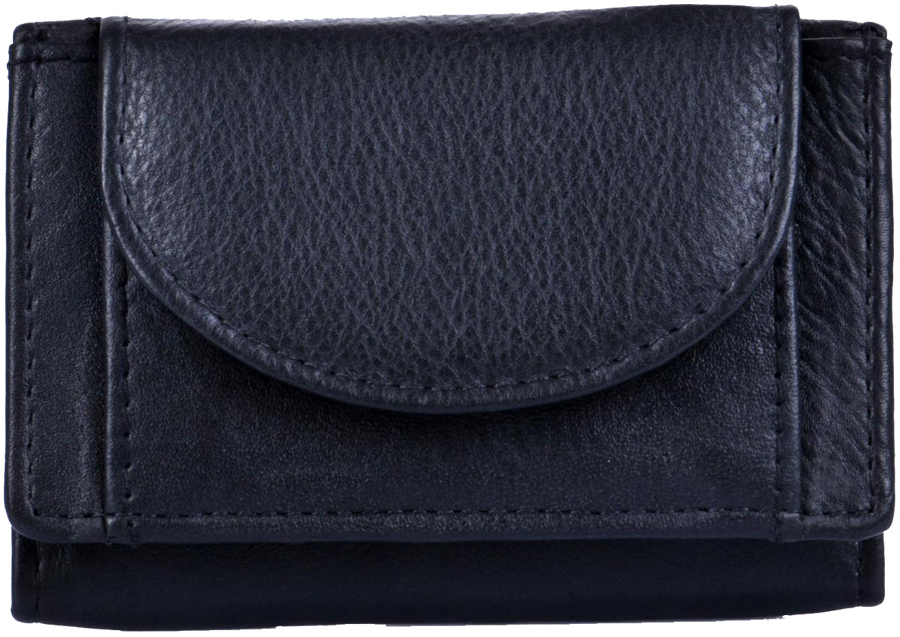 New bags Leather Mini peněženka, černá