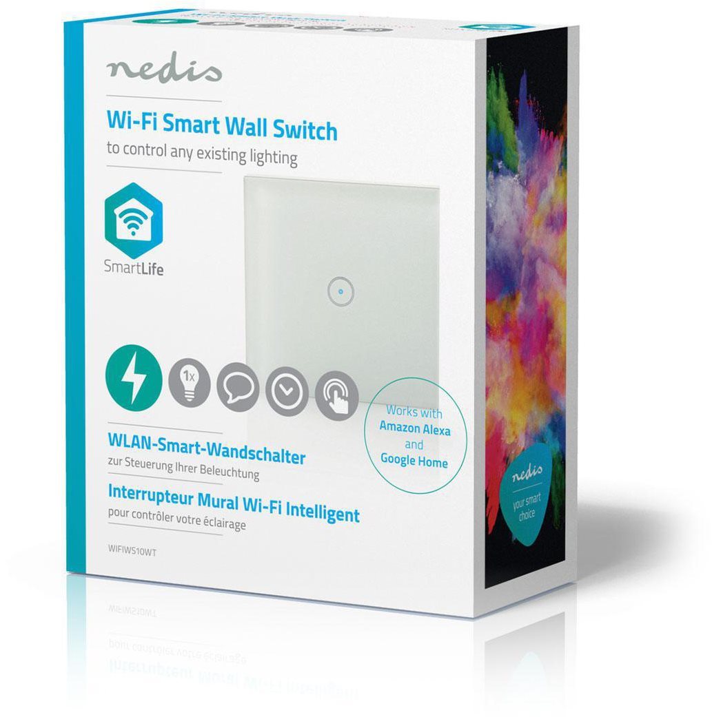 Nedis Wi-Fi chytrý spínač osvětlení jednoduchý