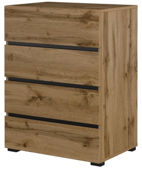 Nejlevnější nábytek Bonifacio 4S 60 cm, dub wotan/černá