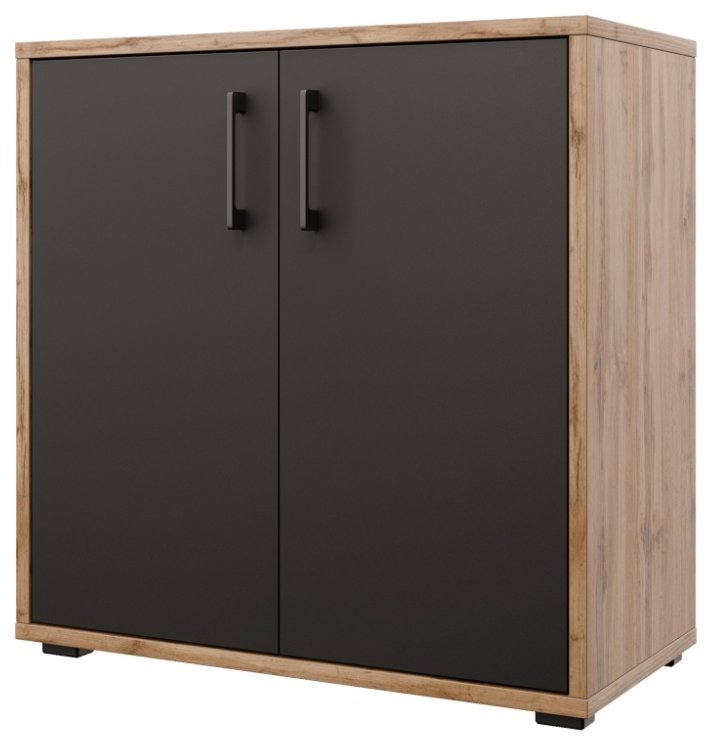 Nejlevnější nábytek Nejby gianni premium, typ 2, korpus: dub wotan, dvířka: antracit