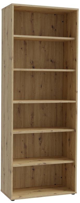 Regál Inlo v dub artisan s šířkou 84,5 cm