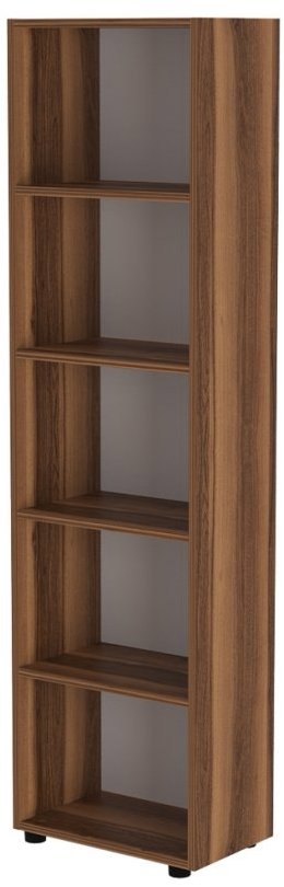 Regál Nejlevnější nábytek Luvi, 178 cm, v odstínu ořech