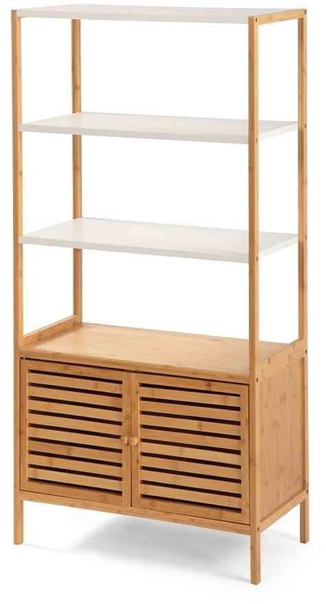 Regál Ivzan z bambusu pro úložné prostory