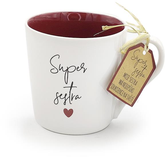 Nekupto Hrnek s potiskem Super sestra Original