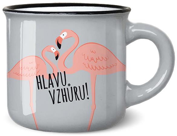 Nekupto Mini hrneček na kávu Hlavu vzhůru!