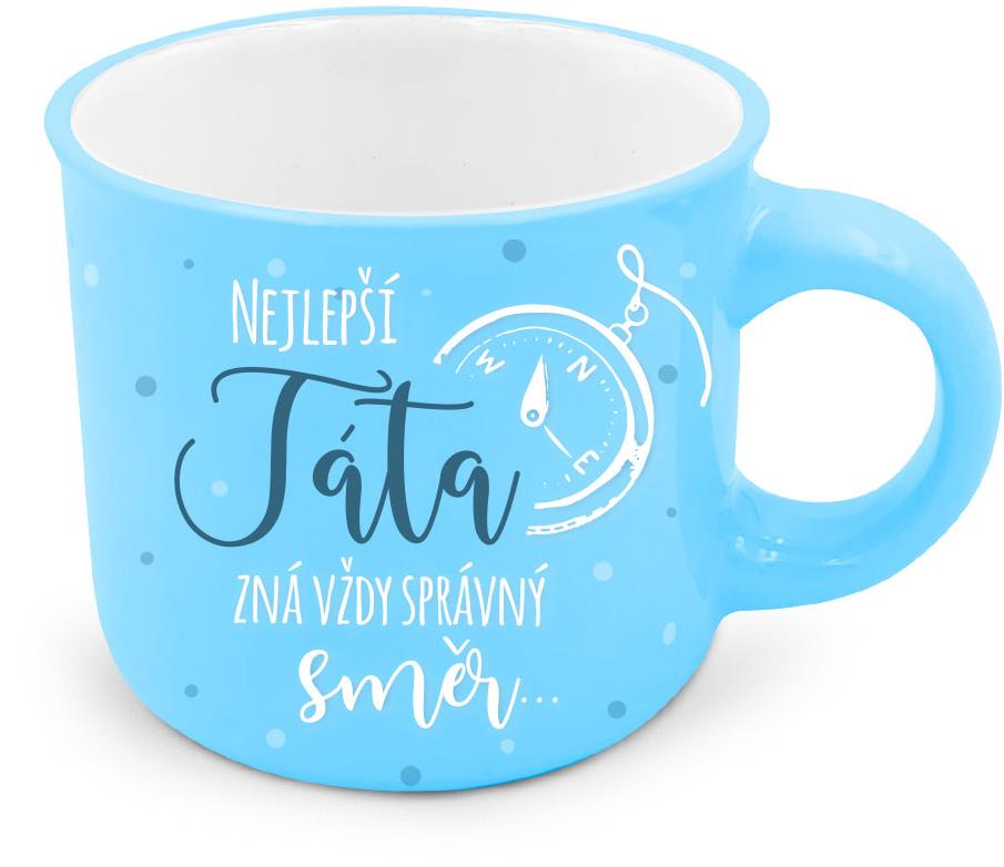 Nekupto Dárkový mini hrneček Nejlepší táta zná vždy správný směr
