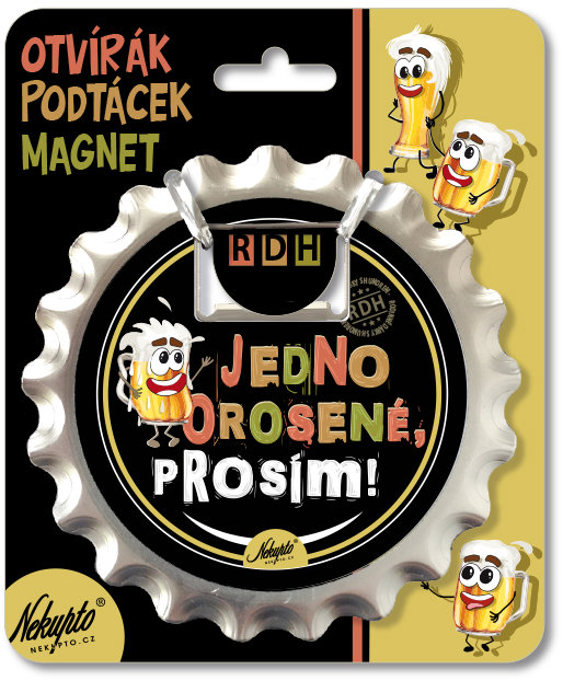 Nekupto Otvírák na pivo, podtácek Jedno orosené, prosím RDH