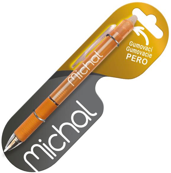 Propiska se jménem Michal gumovací