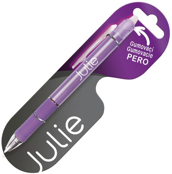 Propiska se jménem Julie gumovací
