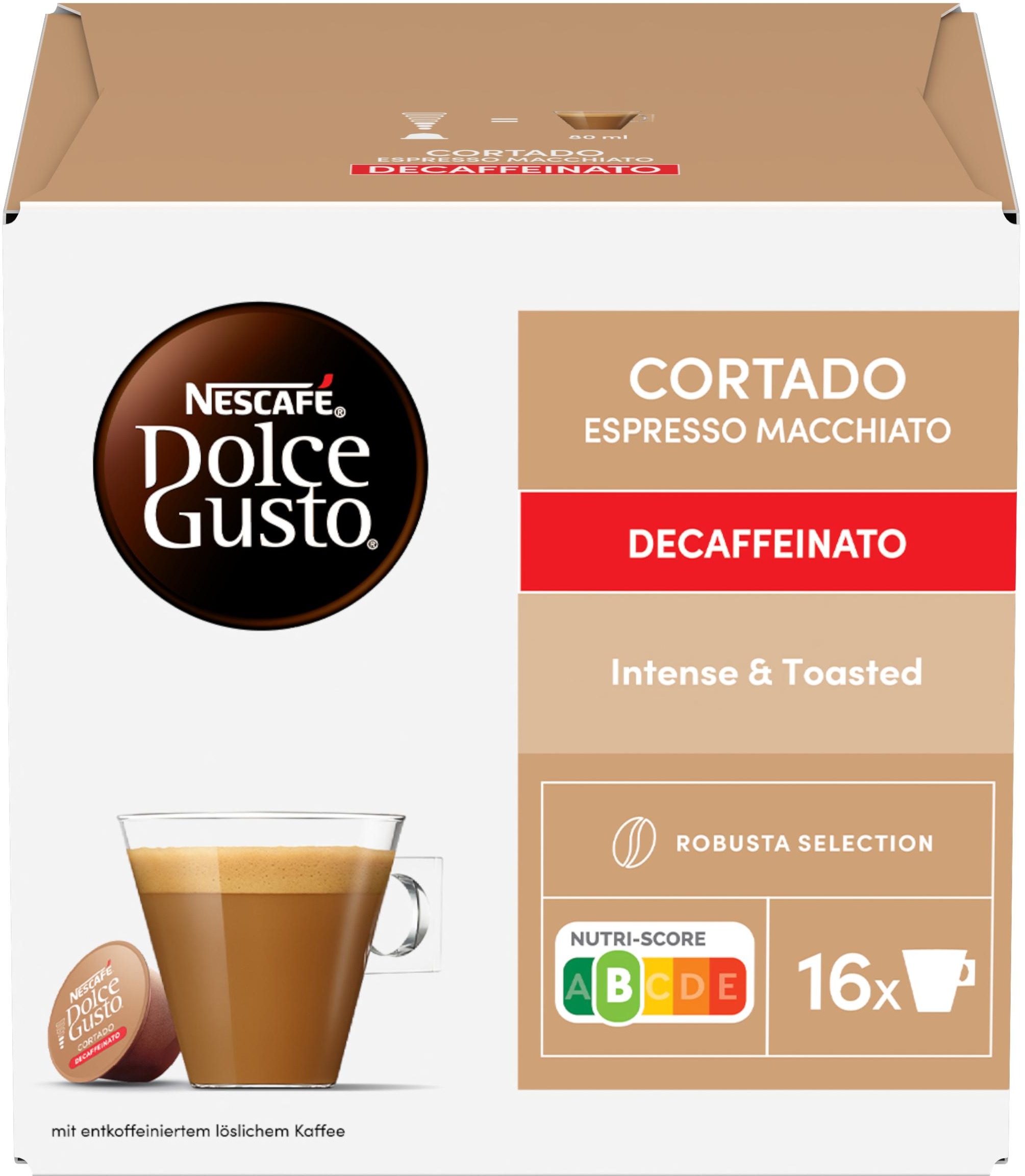 NESCAFÉ® Dolce Gusto® Cortado Decaffeinato - 16 kapslí