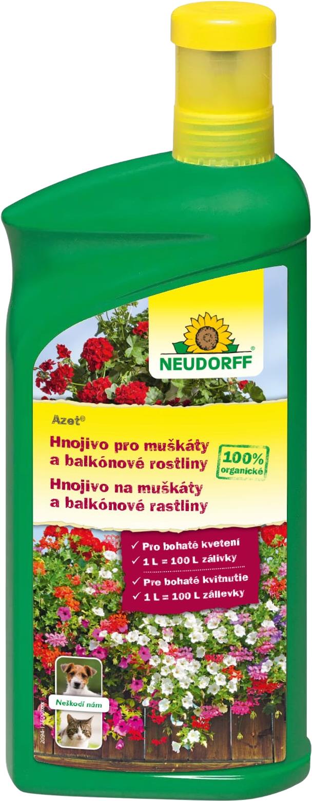 NEUDORFF Hnojivo AZET - pro muškáty a balkónové rostliny, 1 l