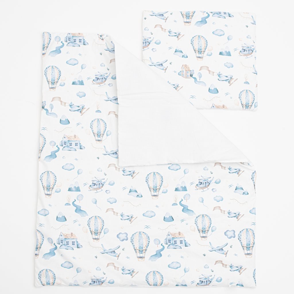 New Baby Bavlněný set do kočárku Romance