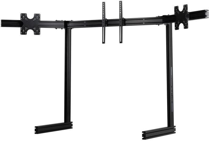 Next Level Racing ELITE Free Standing Triple Monitor Stand, Samostatný stojan pro 3 monitory, černý
