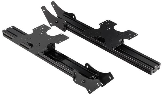 Next Level Racing ELITE Free Standing Triple Add-On, Přídavný držák na 2 boční monitory, černý