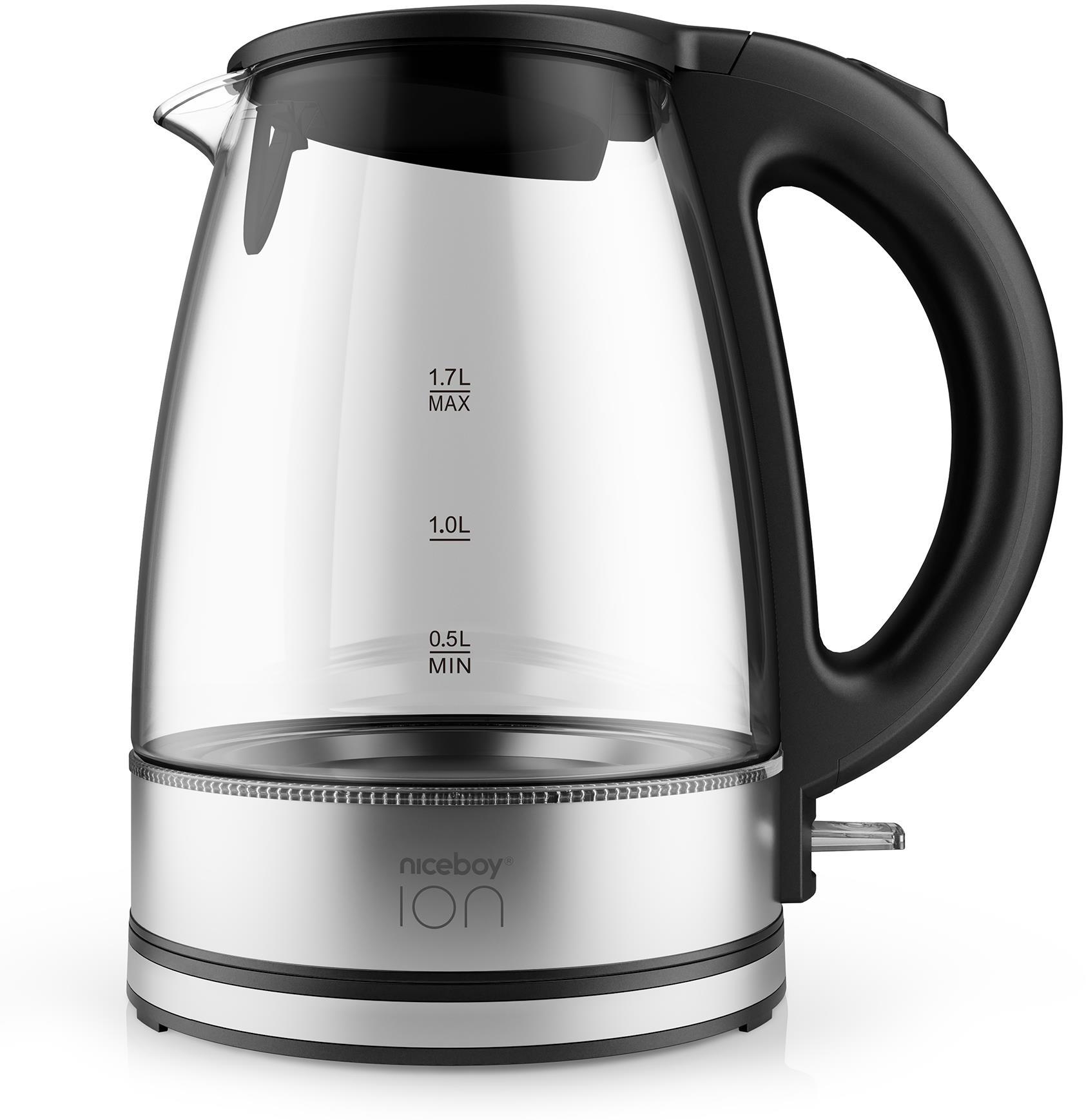 Niceboy ION Kettle K1 Crystal Glass Black