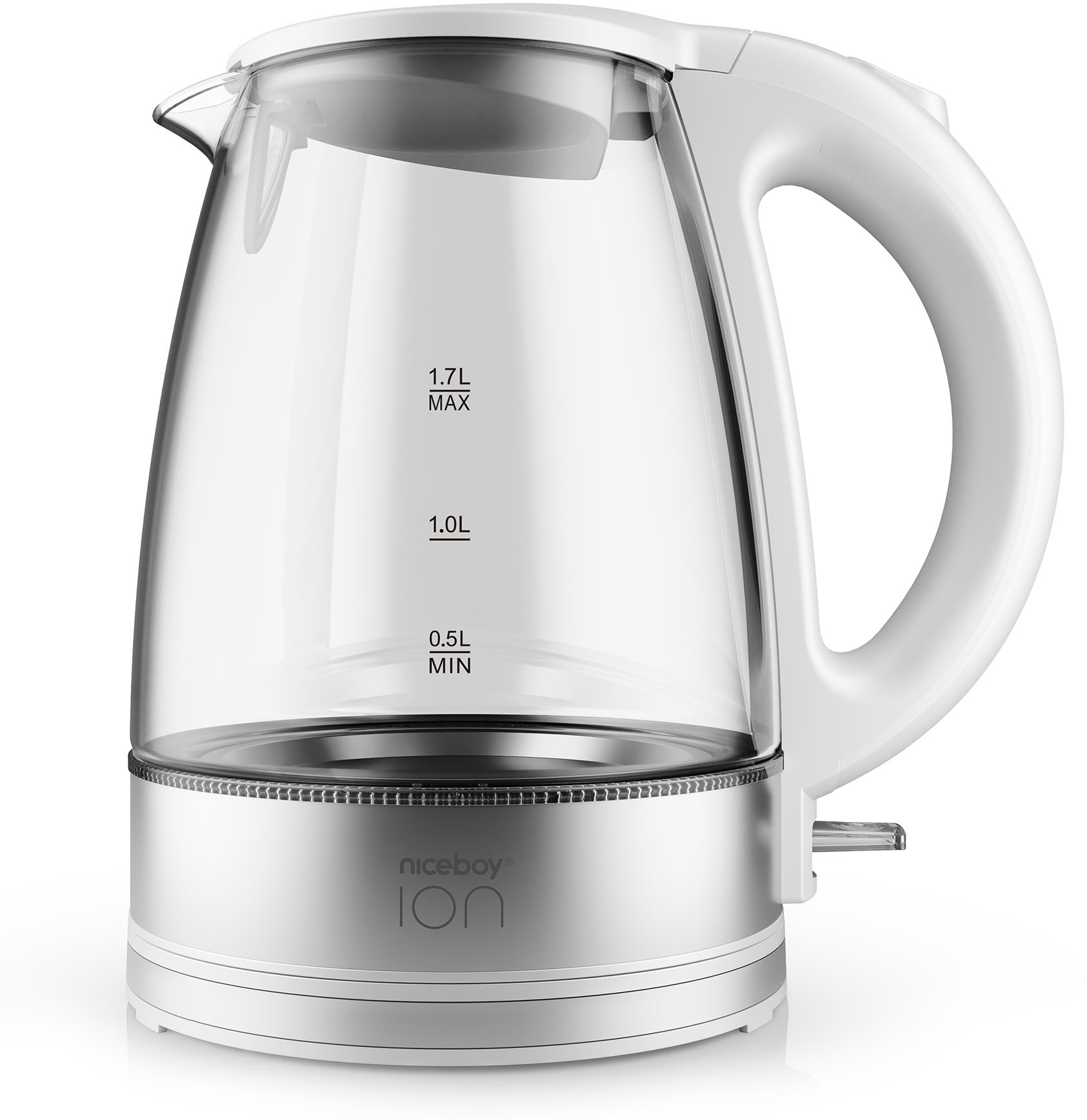 Niceboy ION Kettle K1 Crystal Glass White