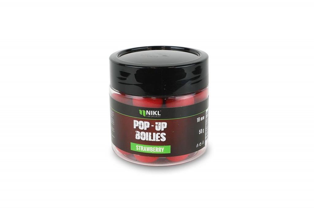 Nikl Pop-Up boilies Strawberry 20 g 10 mm