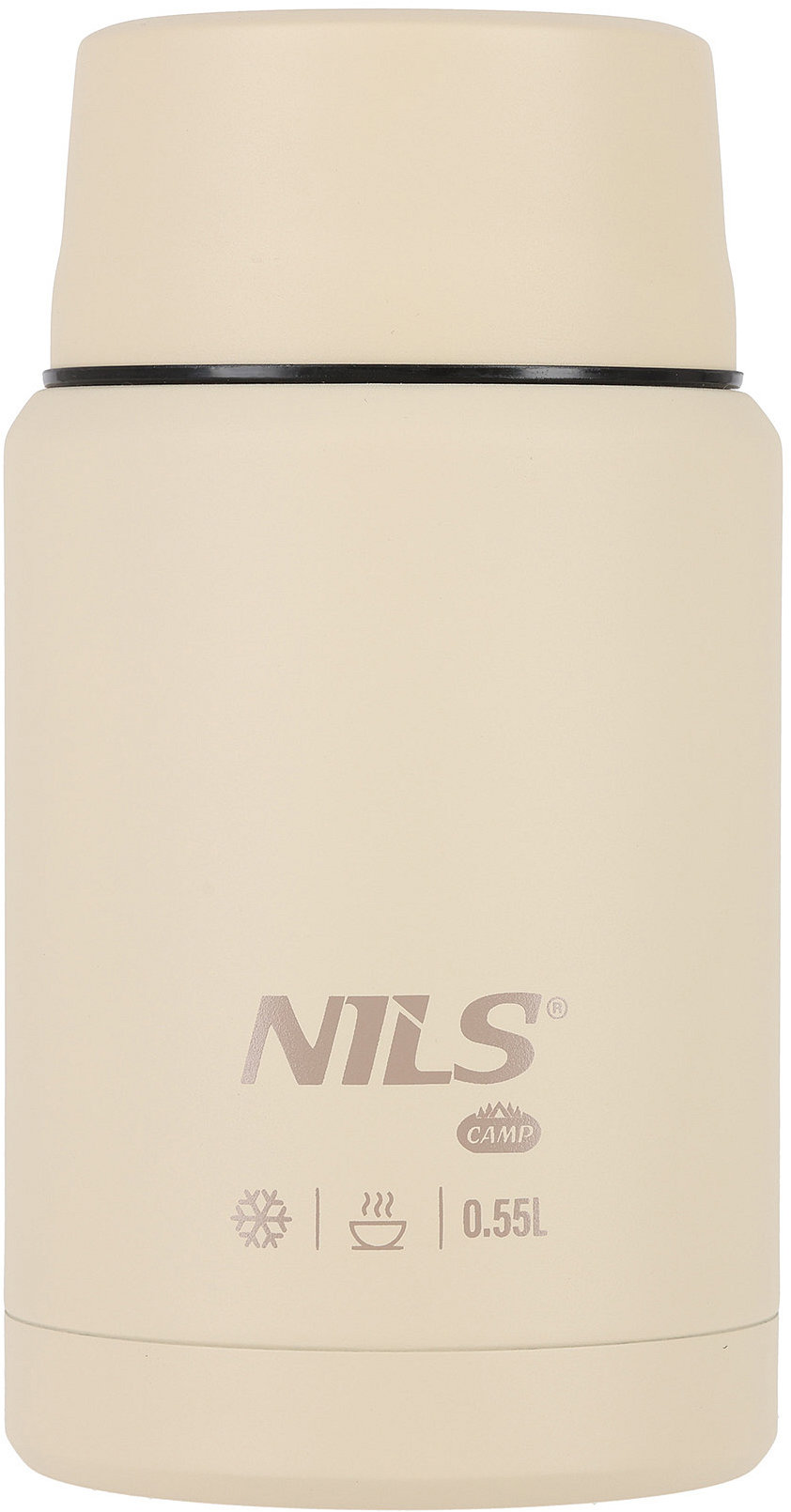 NILS camp Termoska na jídlo NC3807 béžová 550 ml