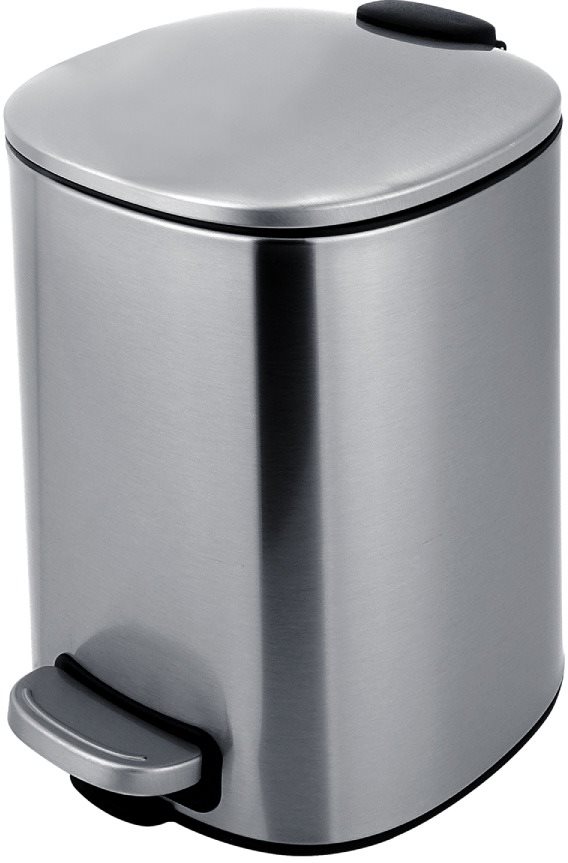 Nimco - Odpadkový koš 5 l, matná nerez KOS 9005-10