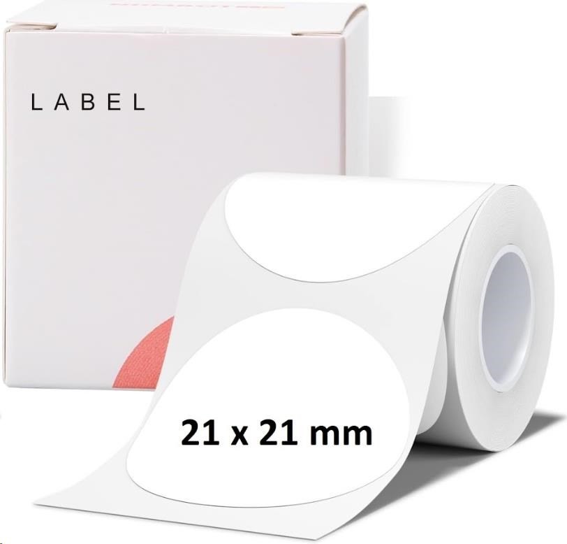 Niimbot štítky R 21x21mm 300ks RoundB pro B21, B21S B1, B3S
