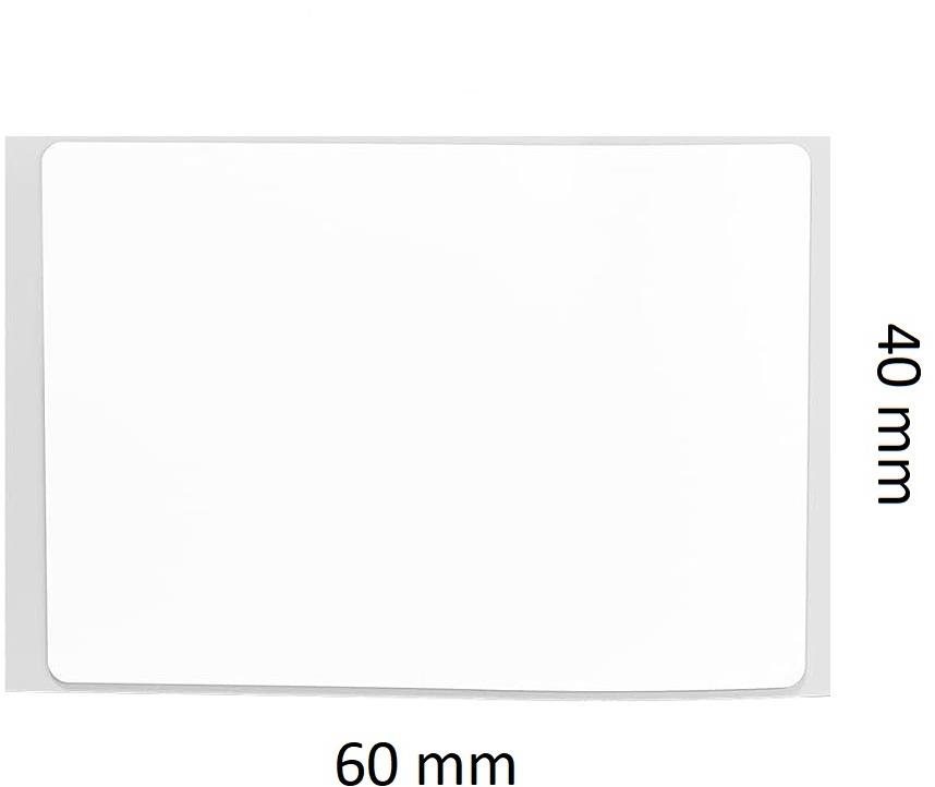 Niimbot labels R 40x60mm 125pcs White for B21, B21S, B1, B3S