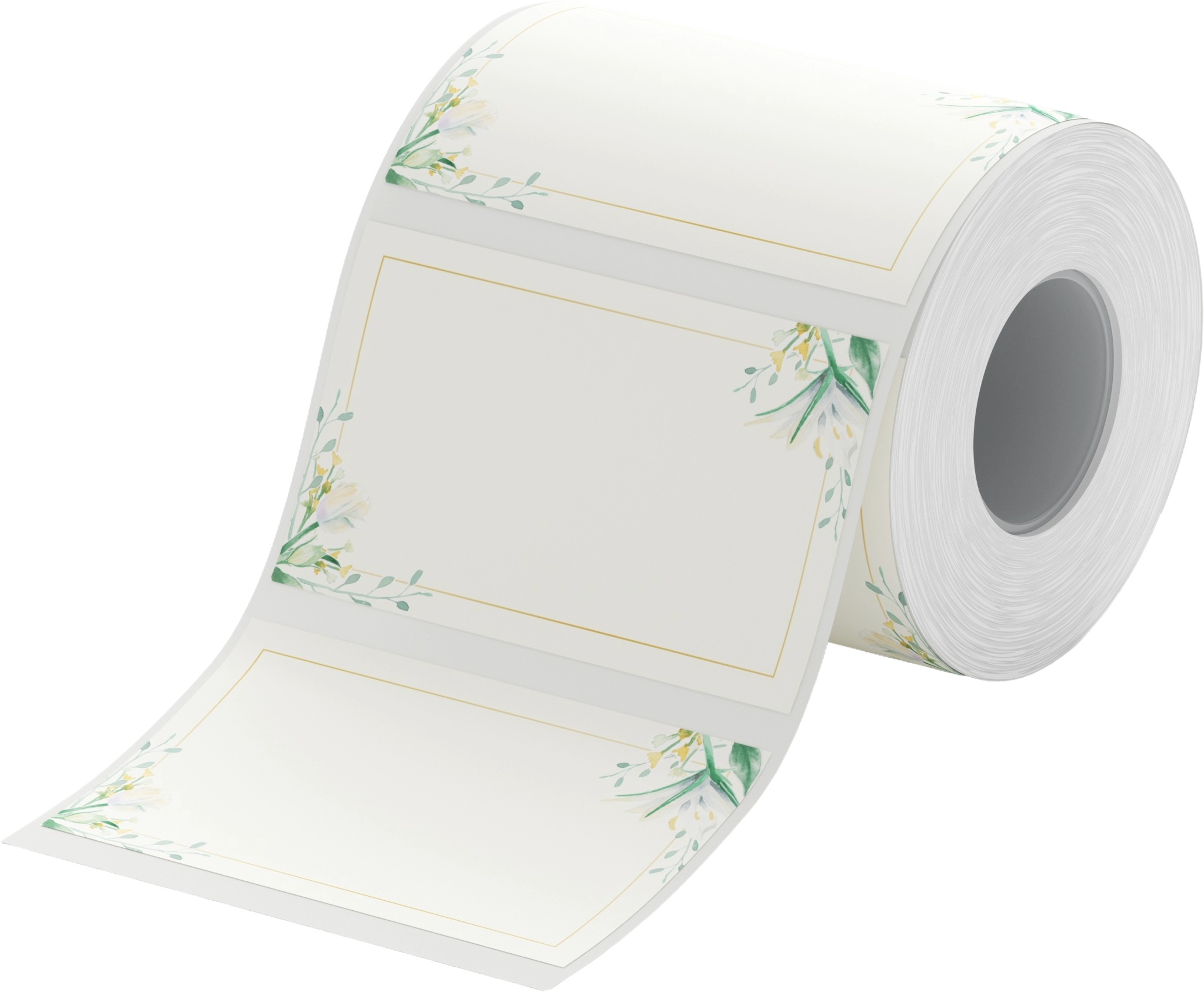 Niimbot štítky T 50x30mm 230ks White Flower, pro tiskárny B