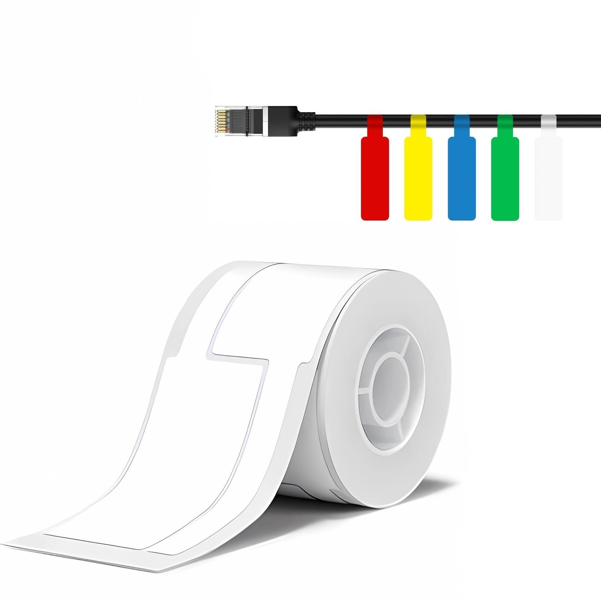 Niimbot štítky na kabely T 25x38mm + 38/2L 200ks Bílé pro pro B1, B21_Pro, B21S, B3S, B31, B4