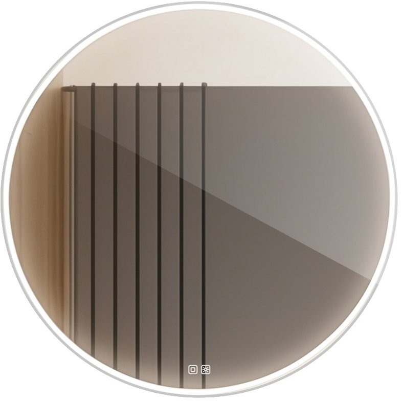 Nimco LED zrcadlo 80 cm kulaté – dotykové s nastavením jasu a barvy ZP 26002RVX