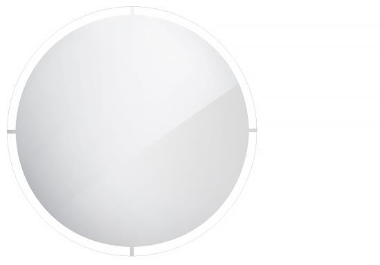 Nimco LED zrcadlo 60 cm - difuzor z akrylového skla ZP 24000R