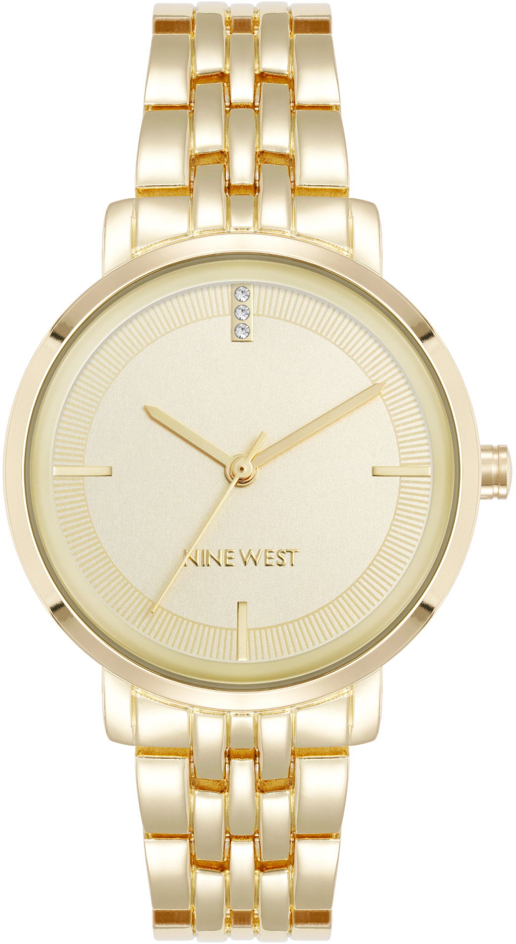 Nine West dámské hodinky kulaté NW/3332CHGB