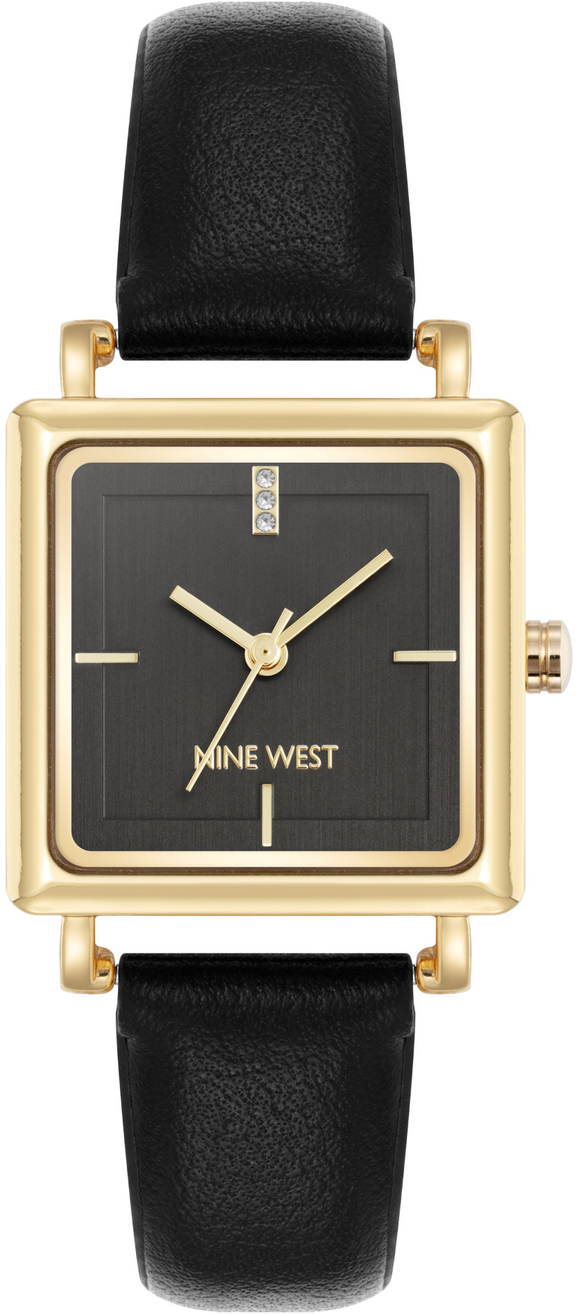 Nine West dámské hodinky hranaté NW/3310GPBK