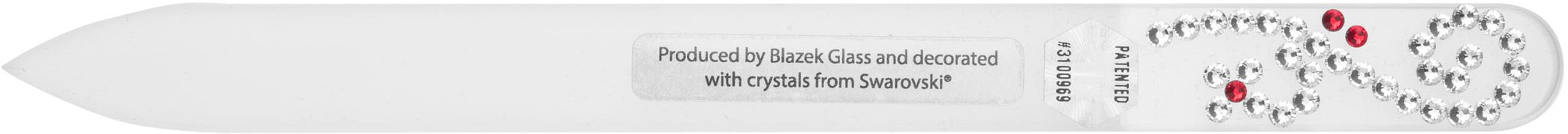 Solingen Pilník skleněný na nehty Swarovski 14 cm