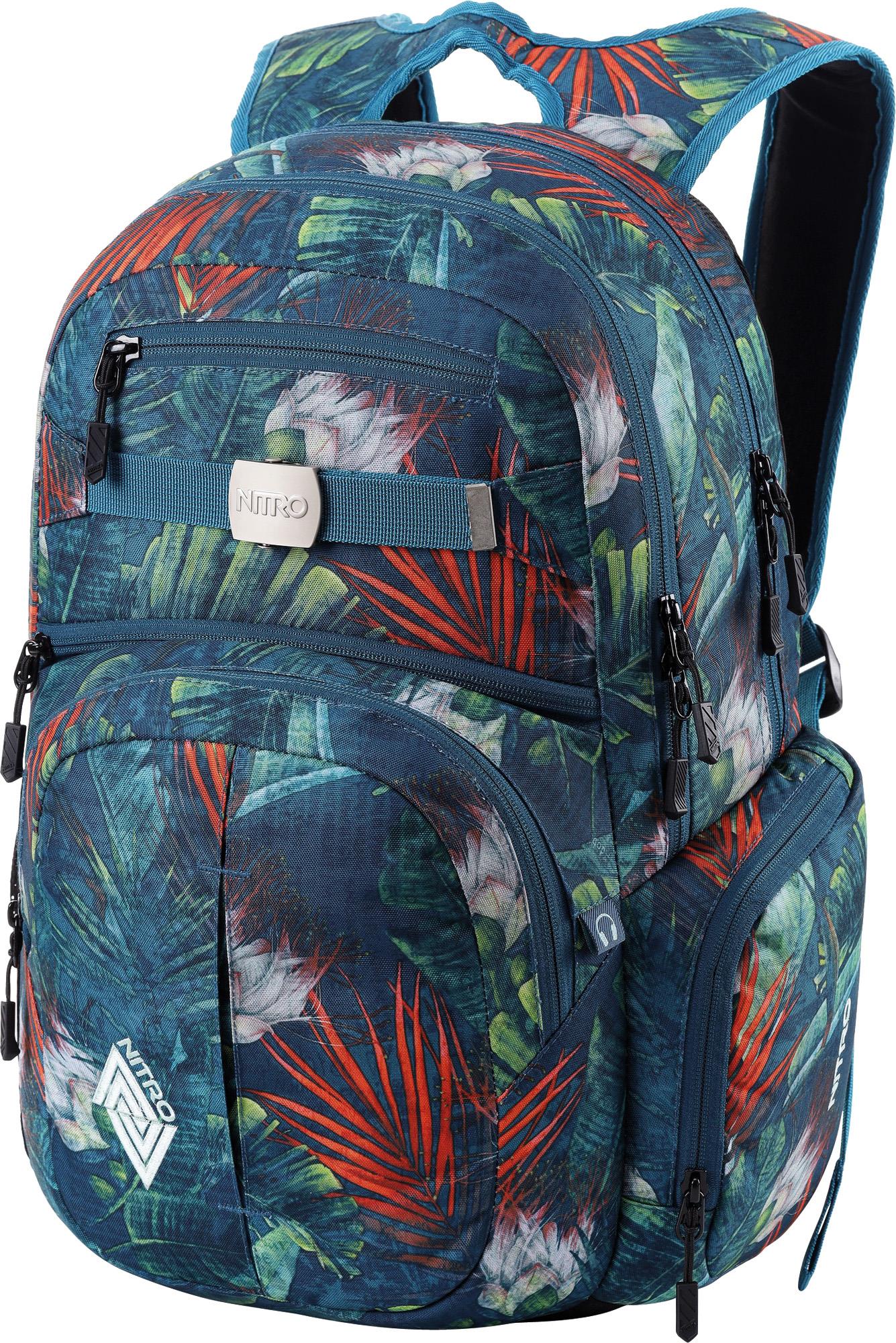 Batoh Nitro Hero Tropical v tropickém designu