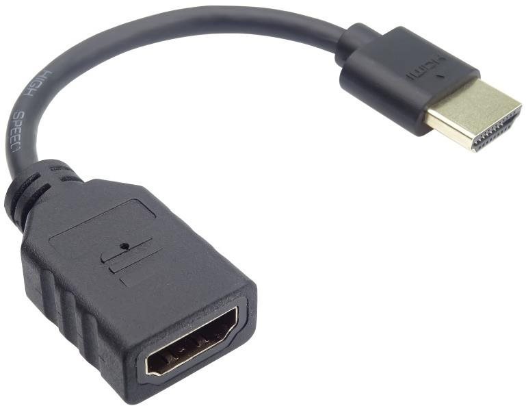 PremiumCord Flexi Adaptér HDMI Male - Female pro ohebné zapojení kabelu do TV