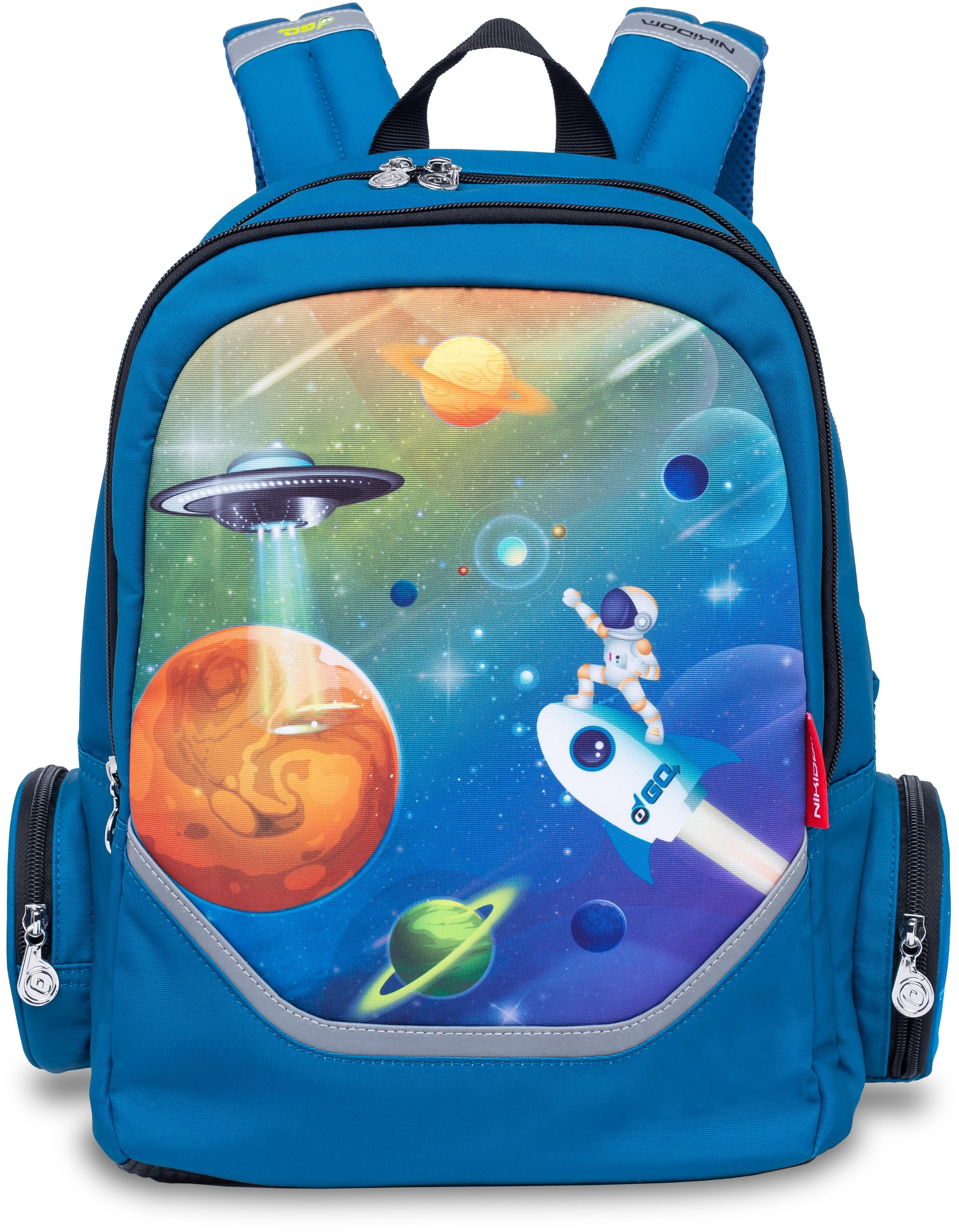 Batoh NIKIDOM Roller GO Space s kolečky a ergonomickým designem.