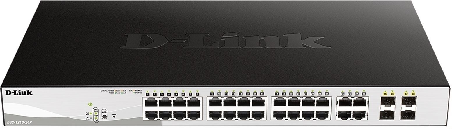 D-Link DGS-1210-24P - 24-portový PoE switch